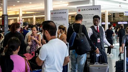 Un accident est survenu à l’aéroport de Montréal ce lundi.