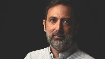 Portrait de Gérald Andrieu, Journaliste. Paris.