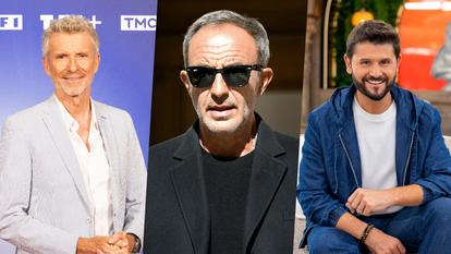 Denis Brogniart, Nikos Aliagas et Christophe Beaugrand.