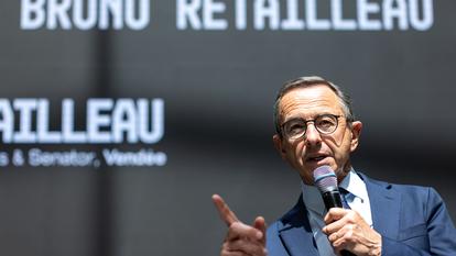 Bruno Retailleau, patron des Républicains et candidat à la présidentielle.