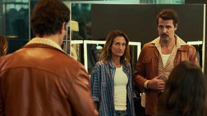 Camille Cottin et Laurent Lafitte dans Dix pour cent, le film.