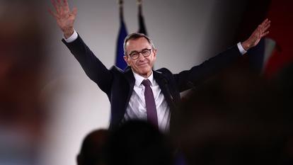 Le chef des Républicains et candidat à la présidentielle, Bruno Retailleau.