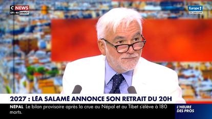 Pascal Praud dans «L’Heure des pros» sur CNews.