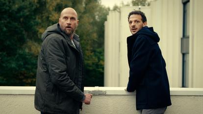 Vincent Dedienne et François Damiens dans Les Amateurs sur M6.