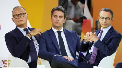 Édouard Philippe, Gabriel Attal et Bruno Retailleau.