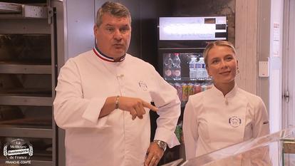 Bruno Cormerais et Chiara Serpaggi dans «La Meilleure Boulangerie de France» sur M6.