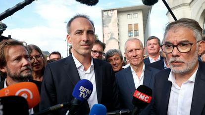 Raphaël Glucksmann et Olivier Faure