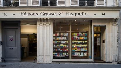 La librairie des Éditions Grasset, rue des Saint-Pères à Paris.