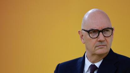 Le ministre de l’Économie Roland Lescure lors de La REF 2026, la rentrée du Medef, à Roland Garros le 27 août.
