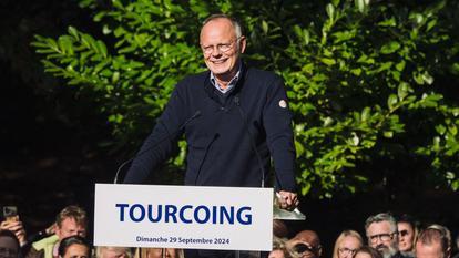 Édouard Philippe à Tourcoing, le 29 septembre 2024.