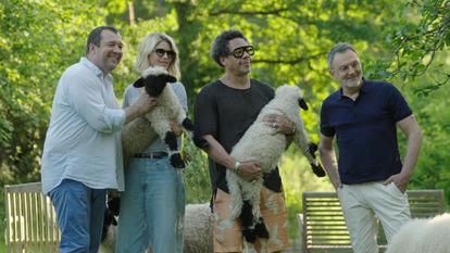 Fred Lopez reçoit, entouré de moutons, JoeyStarr, Alice Taglioni, Guillaume Gomez