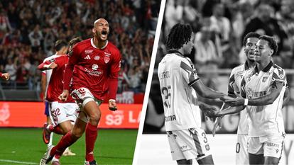 Ludovic Ajorque a délivré Brest dans le temps additionnel tandis que la défense auxerroise a coulé face à Angers.