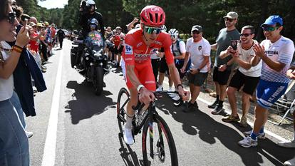 Tadej Pogacar, vendredi sur la Vuelta.