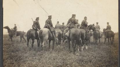 La cavalerie britannique à Néry, le 1er septembre 1914.