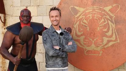 Cyril Féraud et Big Boo dans «Fort Boyard» sur France 2
