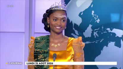 Emma Saïd Issouf, Miss Mayotte 2026 pour Miss France 2027, dans « Le 19h à Mayotte ».
