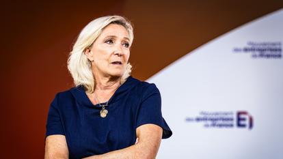 Marine Le Pen à Paris, le 27 août 2026.