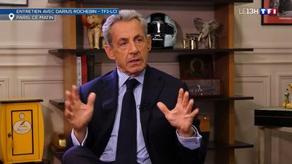 L’ancien président de la République, Nicolas Sarkozy, mardi dans ses bureaux parisiens.