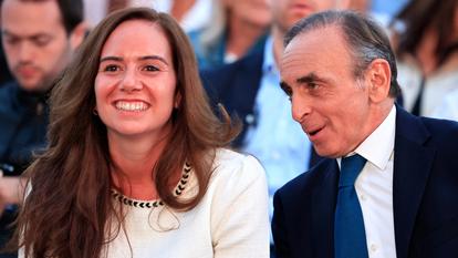 Sarah Knafo et Éric Zemmour.