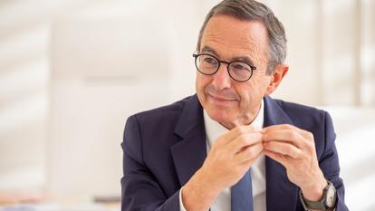 Bruno Retailleau, président du parti Les Républicains et candidat à l’élection présidentielle de 2027, dans son bureau. Paris le 2 septembre 2026 Photo François Bouchon/Le Figaro