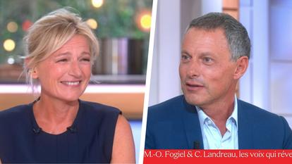 Anne-Élisabeth Lemoine et Marc-Olivier Fogiel