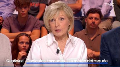 Évelyne Dhéliat dans «Quotidien».