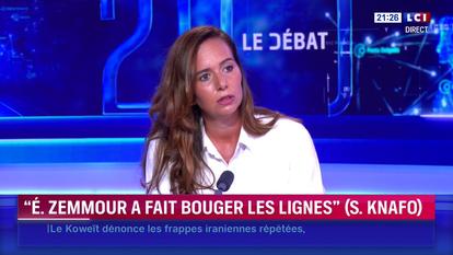 Sarah Knafo invitée jeudi soir de LCI.