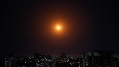 Une interception d’un drone au-dessus de Kiev dans la nuit du 3 septembre.