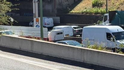Un radar de chantier posé sous le rond-point de la Porte de Montreuil a suscité la crispation des automobilistes.