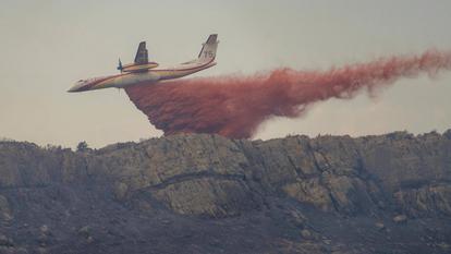 Sept canadairs ont été déployés, a indiqué la préfecture du département de l’Aude