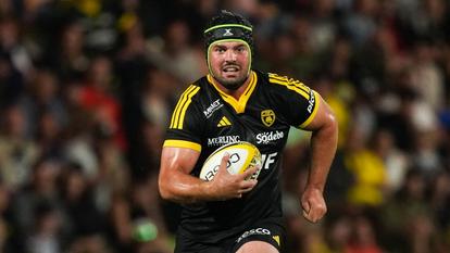 Grégory Alldritt lors du match amical entre le Stade Rochelais et la province irlandaise au Munster, au stade Marcel Deflandre, le 28 août.