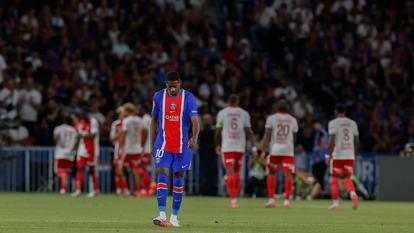 Un de chute pour Ousmane Dembélé et les Parisiens, battus par Monaco.