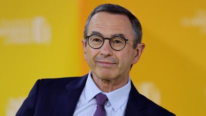 Bruno Retailleau lors d’un débat avec d’autres candidats à l’élection présidentielle française de 2027 lors du forum d’été du MEDEF « La Rencontre des Entrepreneurs de France, La REF », à Paris, le 27 août 2026.