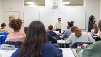 Une classe de collégiens, 15/03/2024