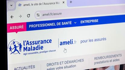 Page site web ameli.fr