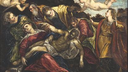 « La Déploration du Christ », réalisé dans la deuxième moitié du XVIe siècle. Musée des Beaux-Arts, dépôt du musée du Louvre.
