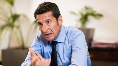 Le maire (Nouvelle Énergie) de Cannes et candidat à la présidentielle, David Lisnard.