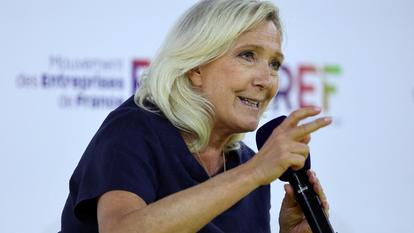 La candidate RN à la présidentielle, Marine Le Pen.