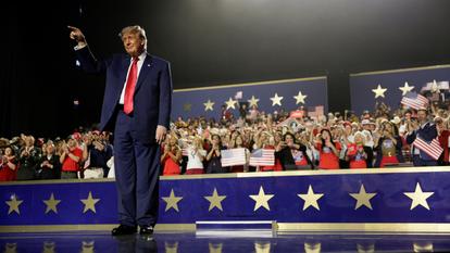 Donald Trump à la convention républicaine au Texas.