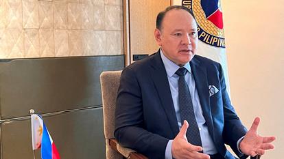 Le ministre de la Défense des Philippines, Gilberto Teodoro, à Singapour le 30 mai 2026.