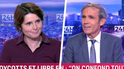 Caroline Fourest et David Pujadas