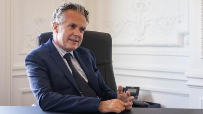 Christophe Béchu, maire d’Angers. Il codirige la campagne présidentielle d’Édouard Philippe pour l’élection de 2027.