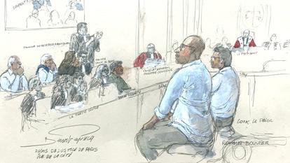 Croquis d’audience.