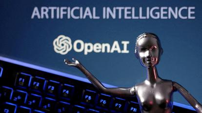 Le logo d'OpenAI.