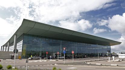 L’aéroport de Luxembourg.
