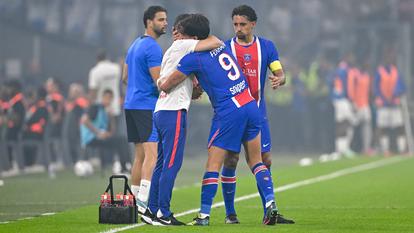 Marquinhos et Ferran Torres, les deux buteurs parisiens.