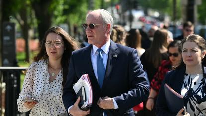 L’ambassadeur d’Israël aux États-Unis, Yechiel Leiter, arrive à la Maison-Blanche à Washington, le 23 avril dernier.