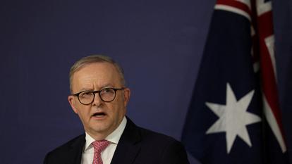 Le premier ministre australien Anthony Albanese à Sydney, le 12 septembre 2025.