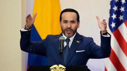 Le président colombien Abelardo de la Espriella à Barranquilla, le 8 septembre 2026.