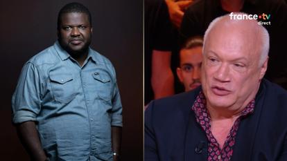Thélyson Orélien et Eric-Emmanuel Schmitt dans «Quelle époque !» sur France 2